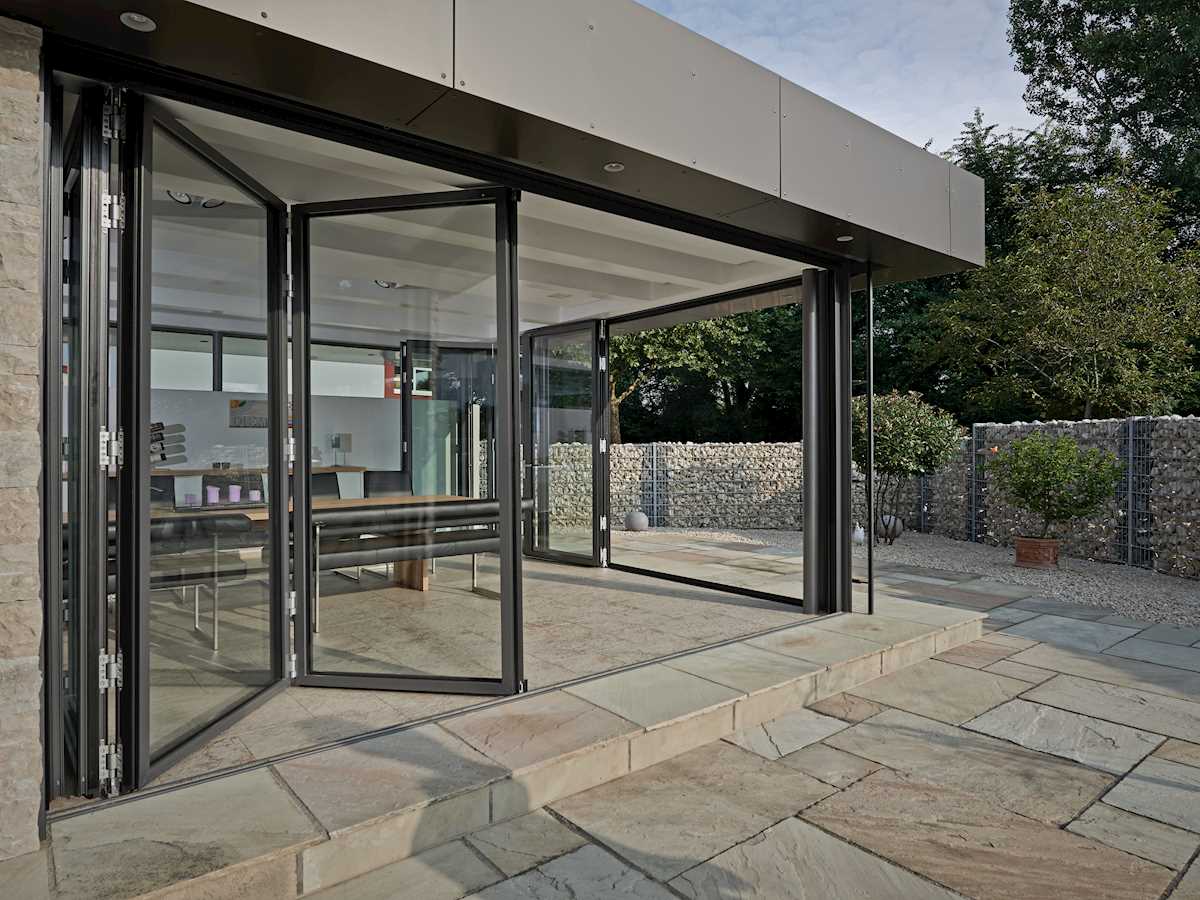 Portes coulissantes en verre extérieures pour maison, appartement, balcon, terrasse ou jardin